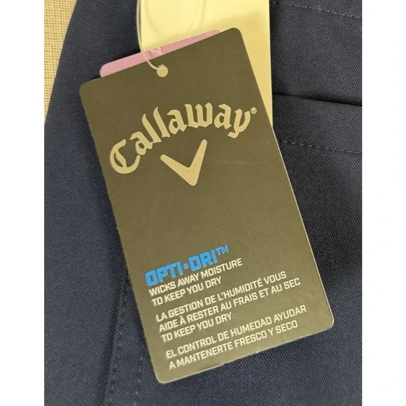 Callaway Performance Opti Dri Men's Golf Pants Sz 36x30 Stretch Chino Straight - Picture 4 of 10